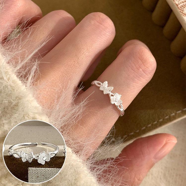 VENTFILLE 925 Sterling Rings for Women Fashion Geometric Handmade Irregular Line Ring Party Birthday Gift Dropshipping