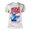 Camiseta Blanca 'Lepra' de Death - NUEVA