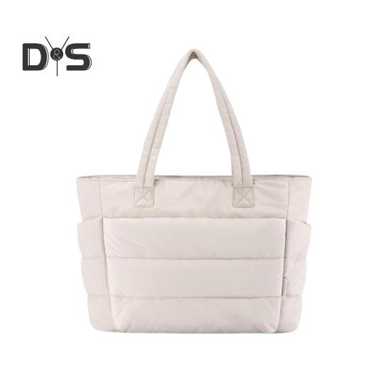 

Сумка-тоут с отделениями, большая вместимость, многокарманный дизайн, универсальная дорожная косметичка, сумка через плечо бежевый