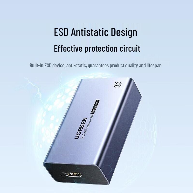 UGREEN 4K 60Hz HDMI Extender (70m, Single RJ45 Cable)