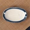 Oval Sushi Dish Japanese Ceramic Bone Plate Dinner Dishes Snack Ceramic Dinner Plates Dish Set Serving Dish Restaurant Supplies