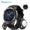 Rainbuvvy DM56 GPS-Smartwatch, 5 ATM wasserdicht, 170+ Sportmodi, 1,43 Zoll AMOLED HD-Display, BLE 5.3 Touchscreen, Smartwatch-Unterstützung, Kompass, AGPS