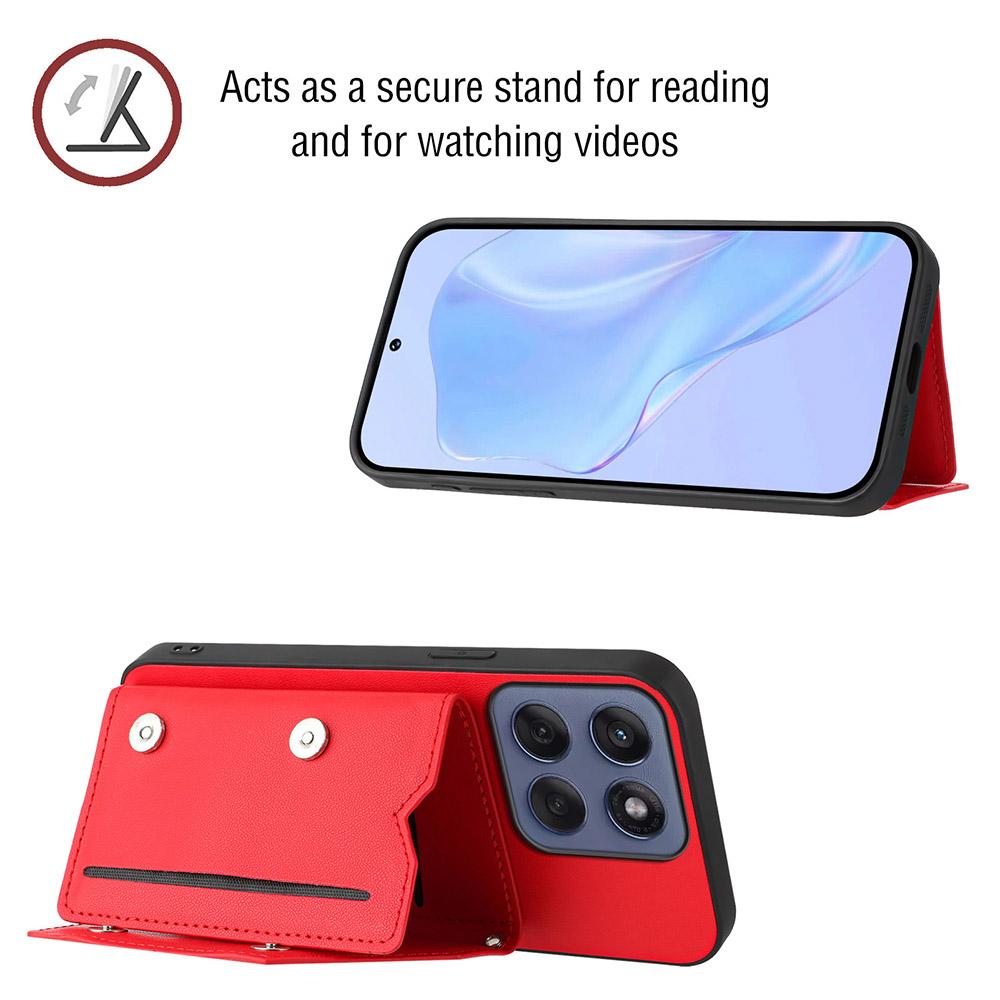 Card Slots Back Case For Moto Edge 60 Fusion 60S 50 Pro S50 Neo X50 Ultra G Play Magnetic Button-Flip Leather Wallet Phone Cover