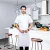 Unisex Chef Coat Breathable Waiter Apparel Jacket for Food Service