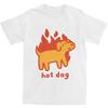 Hot Dog Apparel Shirts Men Women Hotdog Meme Unique  Graphic Printed Clothes