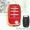 Shell For Kia Rio K2 K3 K4 K5 Sportage Picanto Optima Soul Ceed Sorento Forte Cerato Stinger Tpu Car Flip Key Case Cover Keyless