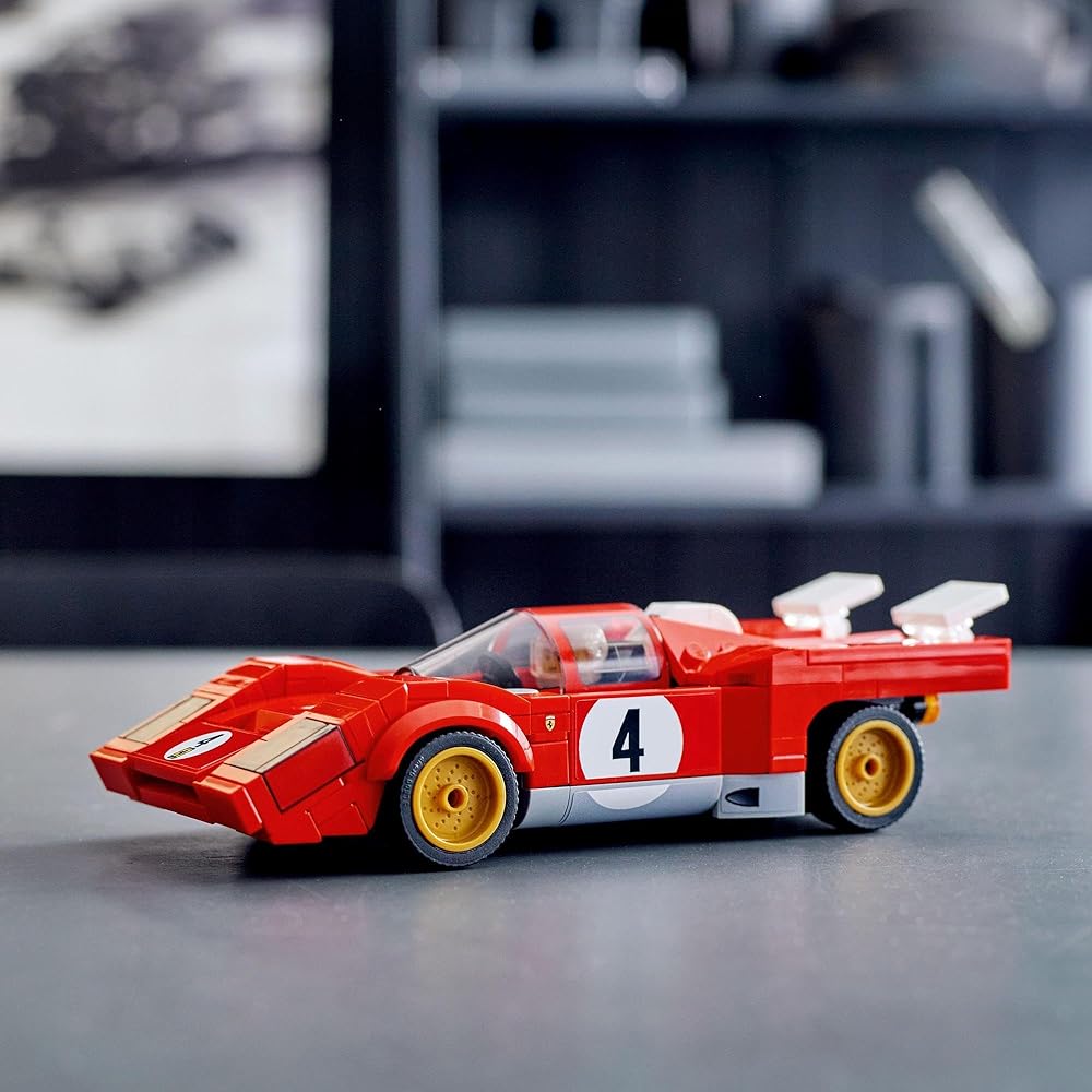 LEGO Speed Champions 1970 Ferrari 512 M Building Blocks Toy for Boys 8 Years and Up