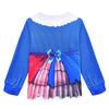 19785 Kids Girls Lily Lovebraids Blue Print Long Sleeves T-shirt Top Trousers Sets