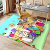 Numberblocks2 Printed Absorbent Washable Carpet, Non-Slip Bathroom Mats, Kitchen Rugs, Yoga Mat,Living Room Entrance, Camping Picnic Rugs