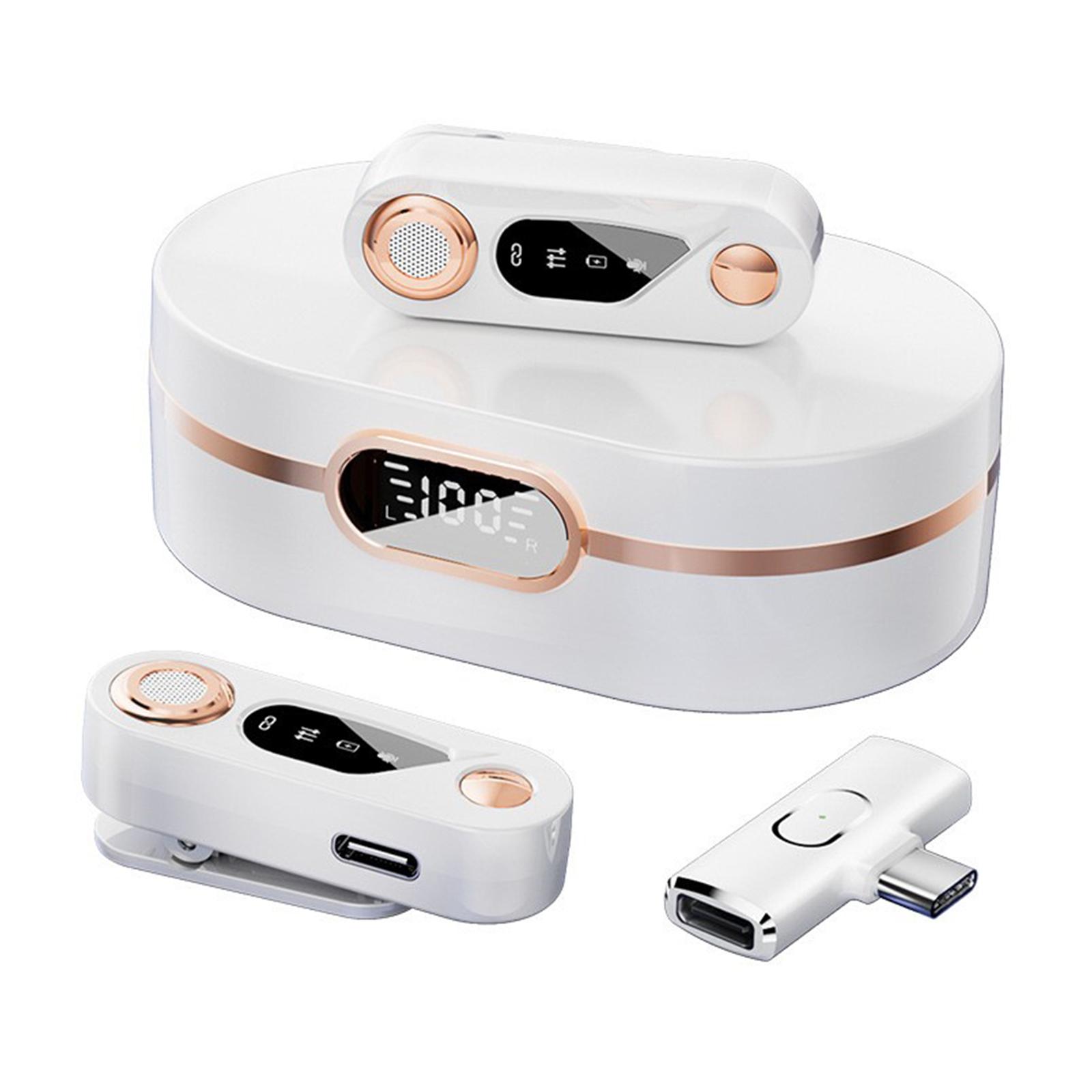 

Lavalier Microphones Portables Video Recording Lapel Microphones Wireless Microphones for Phone Game