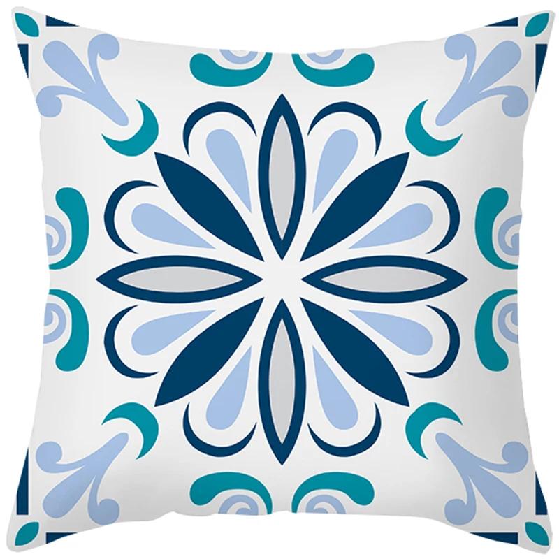 Peach Skin Hug Pillowcase Nordic Simple Color Pattern Sofa Cushion Cover Office Cushion Pillow Case To Customize