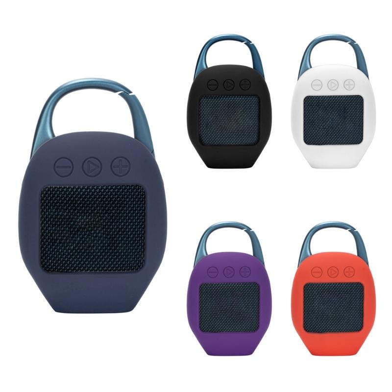 Durability Silicone Sleeve For CLIP5 Speakers Case, Easy Access To Controls And Charging Port Protective Case Holder