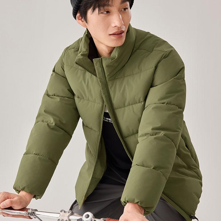 Skechers Water Resistant Windproof Warm Comfortable Outdoor Casual Fashion Jacket Men Jacket Martini-Olive-Green P425M180-05HR