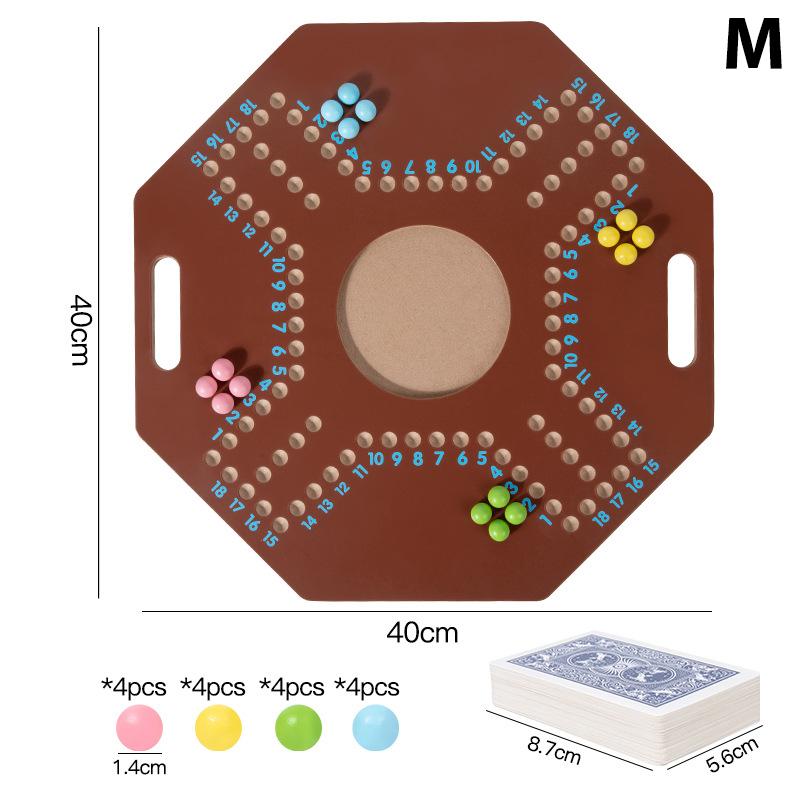 

Деревянная арабская игра в покерные карты, настольная игра, логическое мышление, челлендж, интеллектуальная игрушка, складная, для семейной вечеринки, социальная настольная игра, подарок M