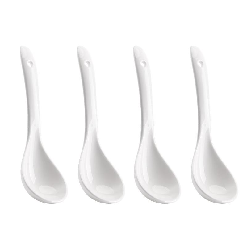 Maxcook Ceramic Soup/Rice Spoons