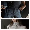 Women S Fitted Short Sleeve Half High Neck T Shirt Elegant Inner Wear