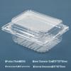 Transparent Disposable Fruit Box with Lid – Food-Grade Plastic, Rectangular, Sturdy for Takeaway, Ideal for Strawberries or Cut Fruit