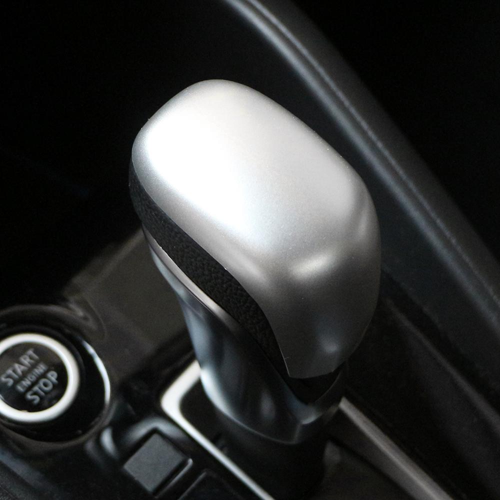 Car Gear Head Shift Knob Cover Grip Trim for Nissan Kicks 2017-2026 ABS Carbon Fiber Sticker Modification Accessories