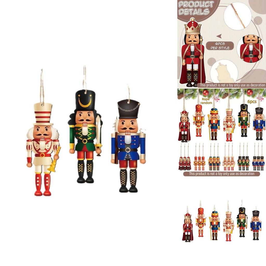Charming Wooden Nutcracker Soldier Christmas Decoration Perfect For Festive Celebrations