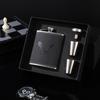 8oz Stainless Steel Portable Hip Flask Set with 7oz Baijiu Bottle - Outdoor Liquor Gift Box