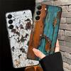 Retro Rust Case for Samsung Galaxy A14 A15 A12 A13 A34 A72 A73 A17 A24 A23 A54 A71 A51 A52 A16 Phone Cover