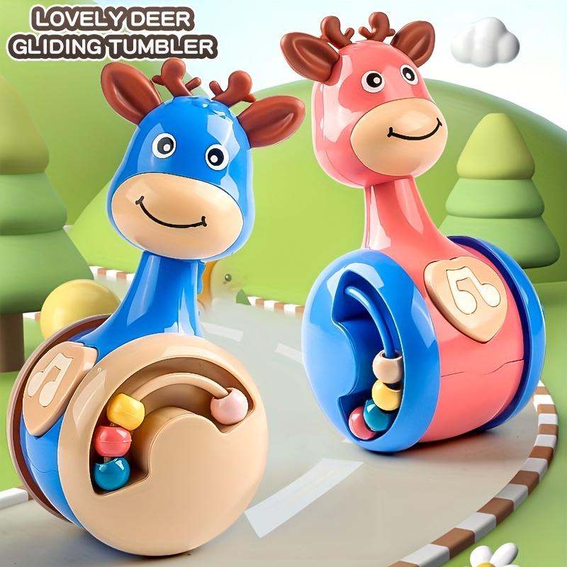 Roly Poly Baby Toys 6 To 12 Months, Tumbler Wobbler Toys for Infant Boy Girl - Perfect for Learning To Climb & Early Education!