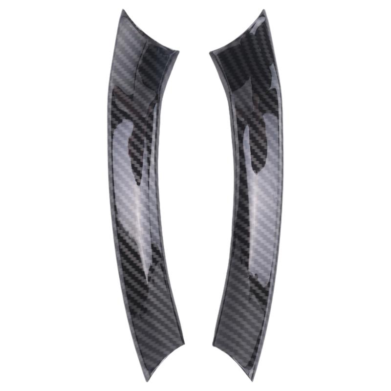 A87Q-2Pz Copertura Decorativa Decorativa in Fibra di Carbonio per Volante Interno Auto per Alfa Romeo Stelvio/Giulia 2016-2018