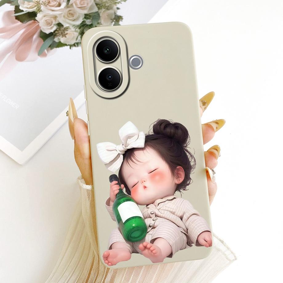 Butterfly Love Heart Bow Phone Case For Vivo V60 Lite 4G 5G V2530 / Vivo V60 V2511 T4 Pro Back Cover Soft Camera Protected Funda