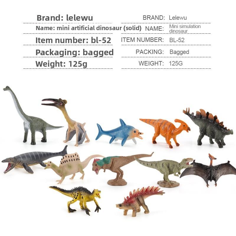Mini Dinosaur Model Sæt PVC Jurassic Akvarie Dekoration Til Dinosaur Entusiaster