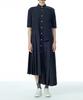 Record Shirts Detail Pleats Long Dress _Rqdas23547Bkx