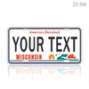 Custom Personalized US State Metal Plaque Waterproof Wall Art For Bar Home Decor