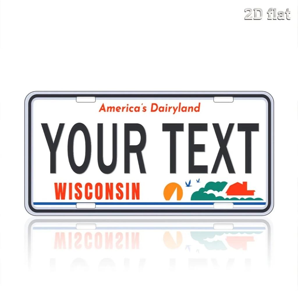 Custom Personalized US State Metal Plaque Waterproof Wall Art For Bar Home Decor