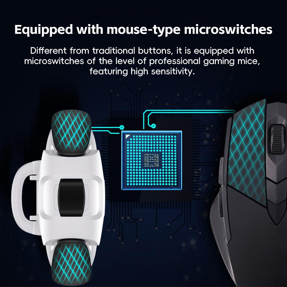 Creative 2Pcs Phone Gaming Triggers for PUBG 4/6 Finger Game Joystick Shooting Buttons Pulse Recoil Control Grips Game Accessory 5