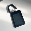 New Pu Black card holder album storage Key ring pendant Korean Card Sleeve with Protective Film Idol Photo Game Card Cover