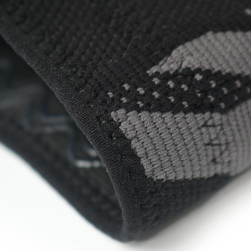 Sports Pressurized Knee Pads Knitted Nylon Moisture Absorbent and Breathable Non Slip and Anti Off Basketball Badminton Fitness Sports Knee Pads