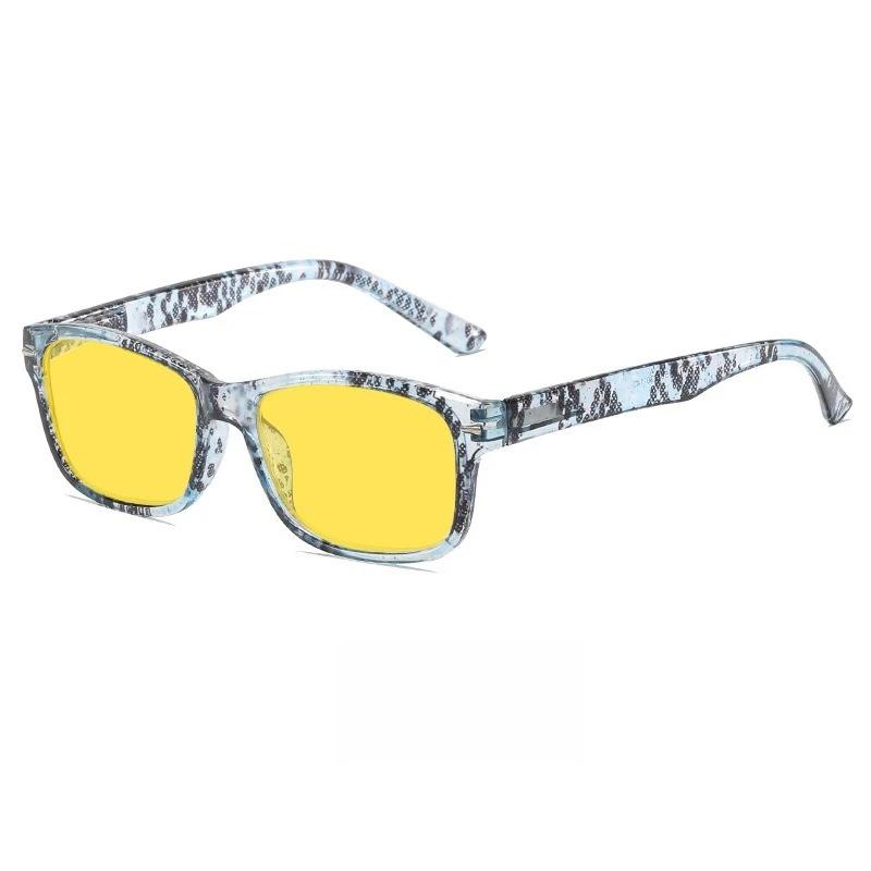 New Fashionable Square Frame Women'S Flat Light Night Vision Glasses Ultra Light Neutral Hd Uv400 Sunscreen Glasses