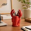 Novelty Pen Holder Lobster Holder, Halloween Funny Sea Animal Pencil Stand, Creative Unique Desk Organizer for Brushes Makeup Tools, Office Home Decor