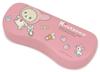 Pearl Rilakkuma Glasses Case with Rabbit Magnetic Pink - Hard, Closure,