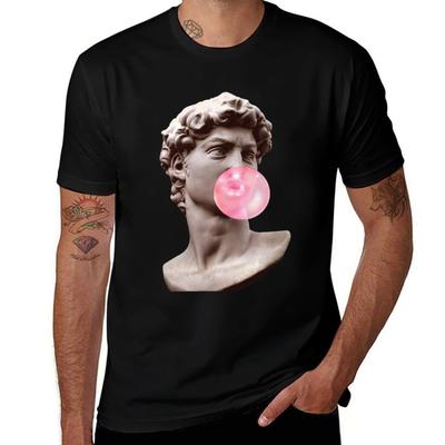 Greek Statue With A Gum Tshirt Sun Block Outdoor Tshirt