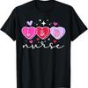 T-shirt LD Infirmière Saint-Valentin Cœurs Soins infirmiers Saint-Valentin