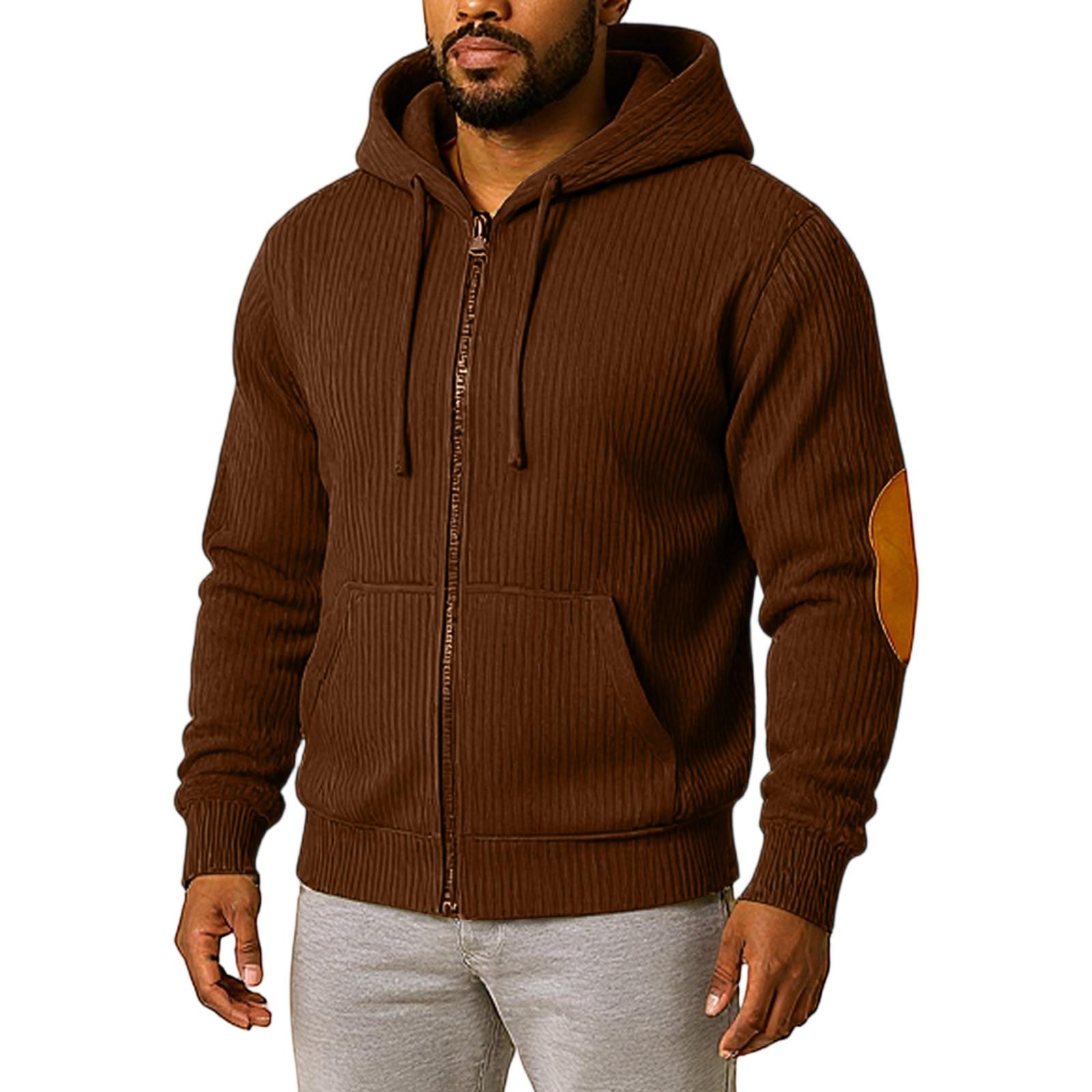 

Спортивний костюм з капюшоном Унісекс Одяг для бігу Пуловер з довгим рукавом Толстовка Світшот M коричневий