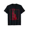 Herren & Damen Flamenco Spanischer Tanz Gitarre Grafik Unisex T-Shirt - 100% Schwarz mit Roter Flamenco Schrift und Gitarrendruck, Lässiger Rundhals Kurzarm S