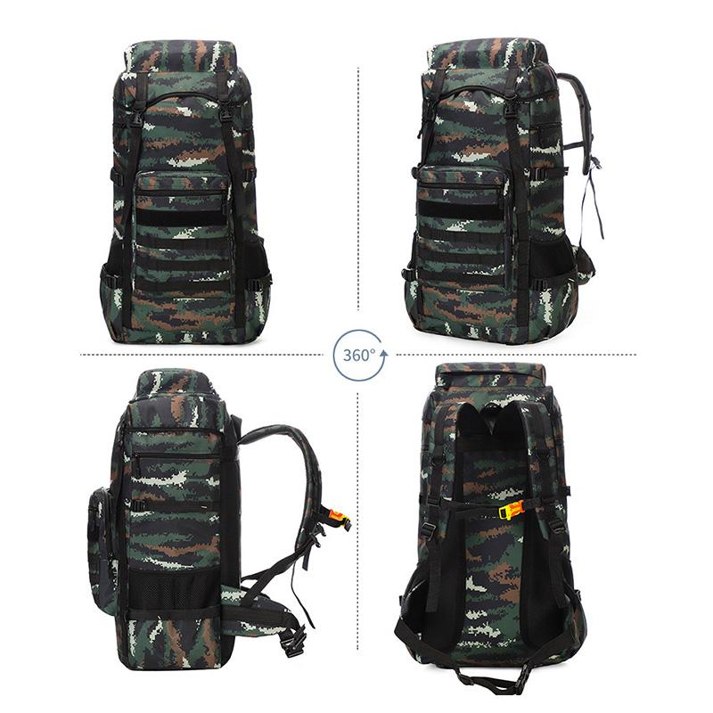 70L Travel Bag Tactical Backpack Hiking Bag Army Backpacks Travel Camping Backpack