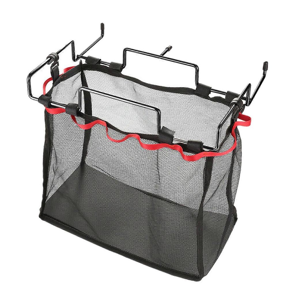 Outdoor Camping Picnics Trash Bag Holder Fixed Linkage Kitchen Household Garbage Hanging Storage Rack Stand Outdoors Black