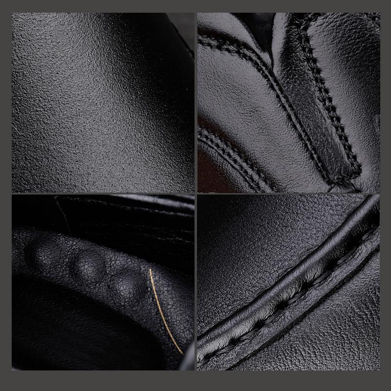 Pánské kožené ležérní boty nazouvací formální boty boty pro řidiče kancelářské boty