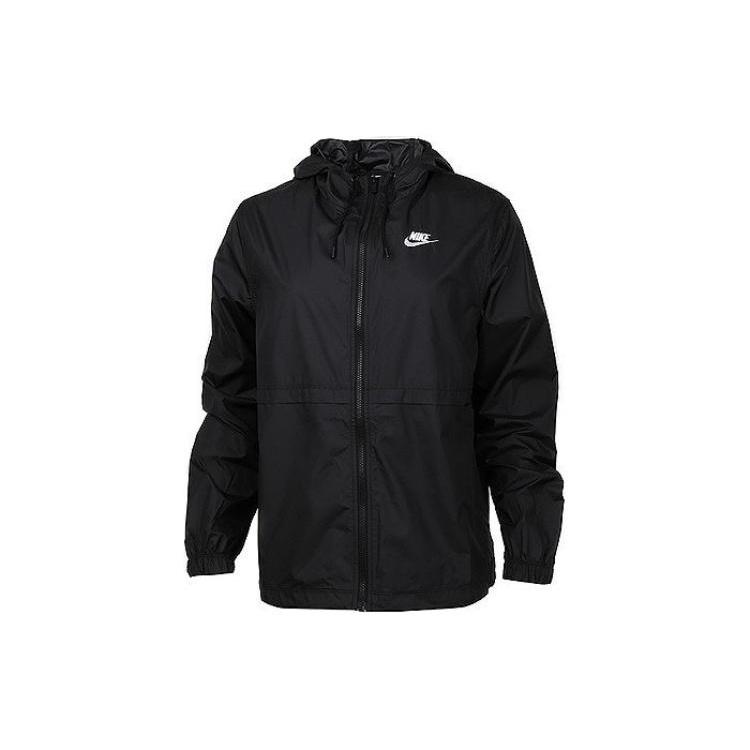 (WMNS) Nike Sportswear Essential Repel Woven Jacket Asia Sizing Black Women s DM6180-010 L