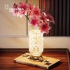 Light luxury crystal vase table lamp, living room dining room high aesthetic decoration lamp, minimalist study bedroom lamp