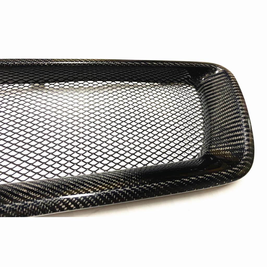 For Volvo Front Grille For Volvo C30 2007-2008 2009 Real Carbon Fiber/Fiberglass Car Upper Bumper Hood Mesh Body Kit Grid Racing