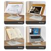 Rotating Folding Reading Stand Adjustable Book Holder with 360° Rotating Bases Foldable Designs