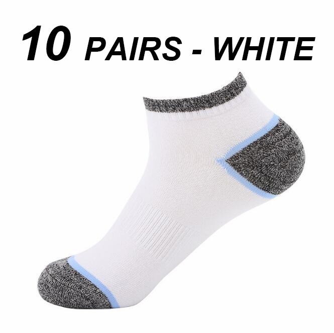 10 paia di calzini da uomo di alta qualità Sport Compressione in cotone da corsa Calzini da uomo Basket Ciclismo Sci Calzini sportivi traspiranti